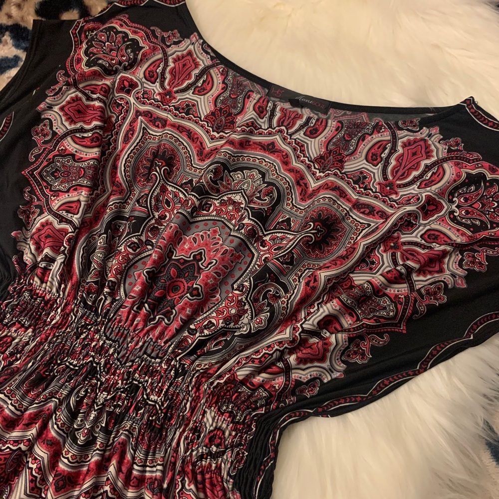 HeartSoul Top with Elastic on Waist - Picture 3 of 5